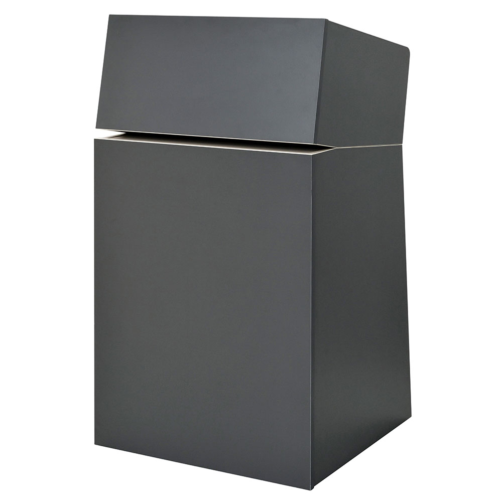 外殻 講じる台 W600 薄墨色 2ヶ口差し込み付き添い人 RFSED-60GY 街頭演説台