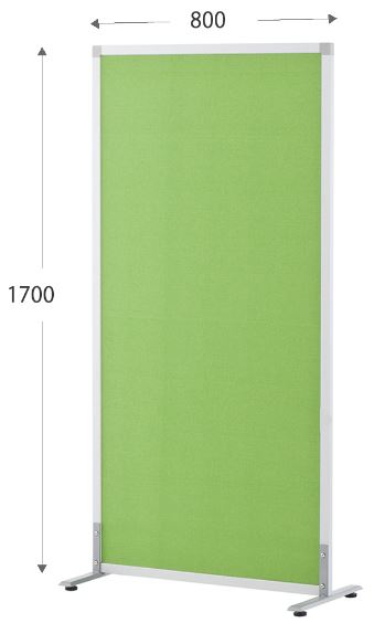 【補助金制度あり】シンプルスクリーンハイ W800 グリーン XPS材 (アジャスター仕様) 2色あり 【新品オフィス家具】 まん延防止対策 まん防対策|オフィス家具のオフィスパートナー