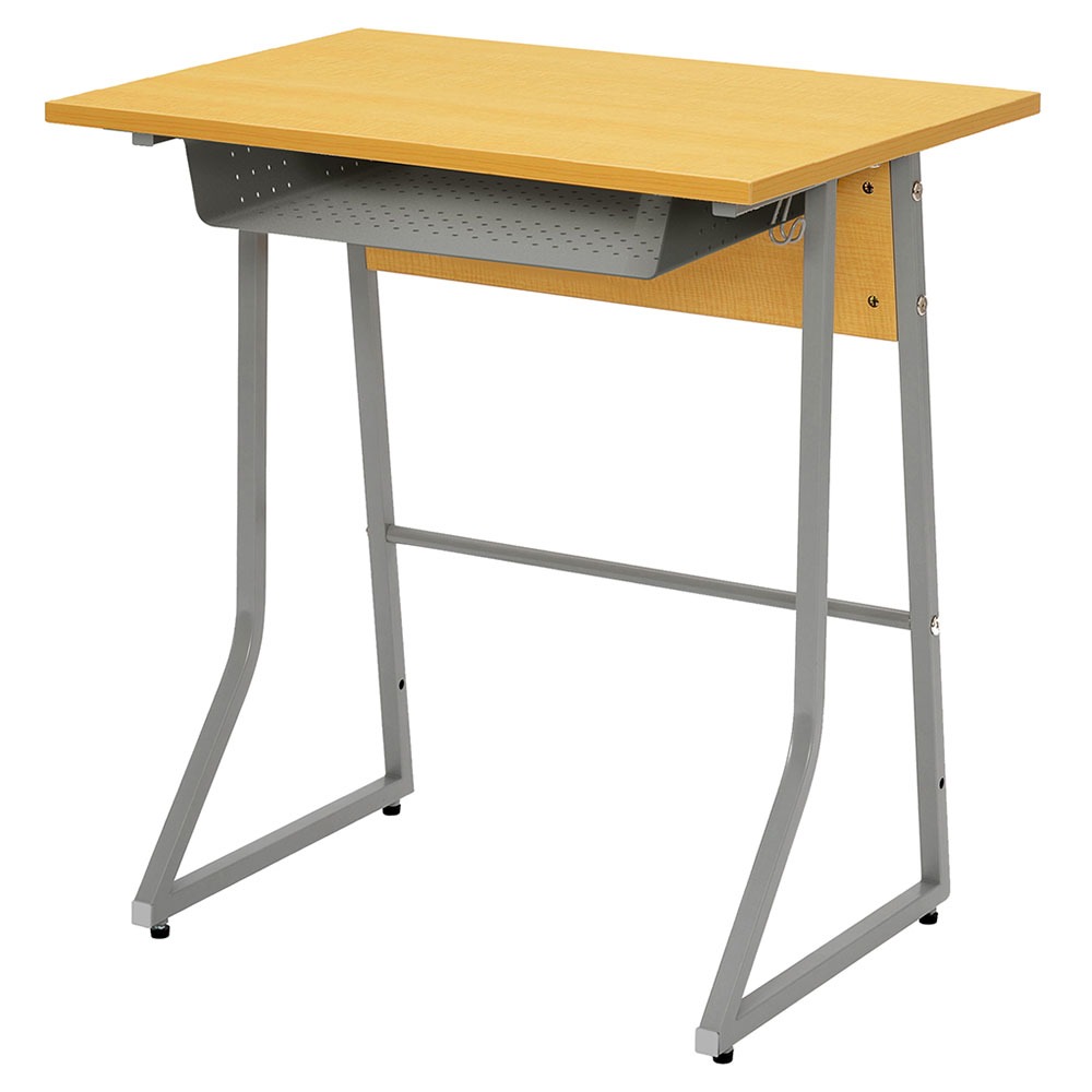 研修用デスク 学習デスク W650×D450 ループ脚 ナチュラル RFJD3-6545N １台 新品