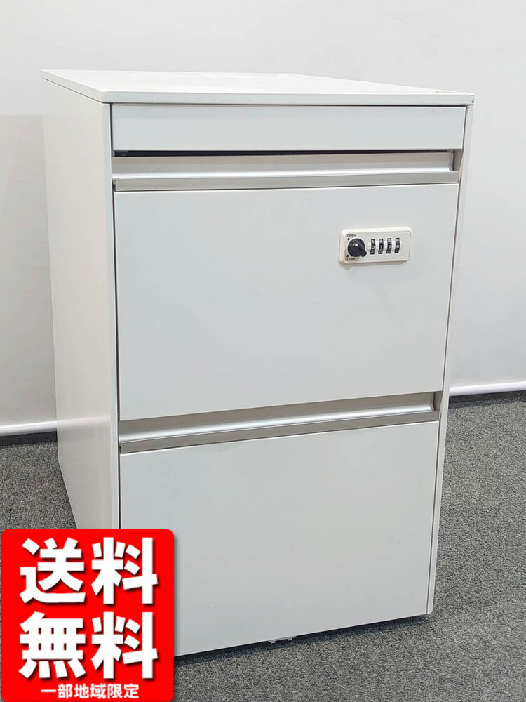 中古　デスクワゴン　2個 中古｜オカムラ｜SD－e｜平デスク2段ワゴンセット・事務机