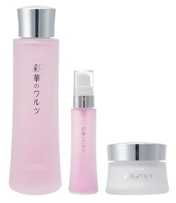 ３点セット 合成着色料不使用 化粧水 100ml 美容液 30ml クリーム 30g 合成香料不使用 ３点セット 彩華のワルツ 彩華のワルツ 丹精こめて育てられた黒臼洋蘭園の胡蝶蘭を使用 胡蝶蘭エキスがキメを整えうるおい肌へ プロテオグリカン コラーゲン 多種類の植