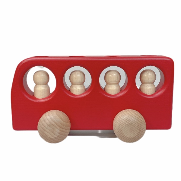 楽天市場】ケラー 4人のりバス 白木 KELLER 木のおもちゃ 木製 知育