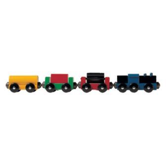 【正規輸入品】 貨車４両（9644） ミッキィ社 汽車セット 木のおもちゃ 木製 おもちゃ 木 男の子 レールセット 汽車 レール 知育玩具 ミッキー 送料無料 知育玩具 おもちゃ ギフト アトリエ・ニキティキ ミッキィ 社 汽車