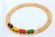 【正規輸入品】 汽車セット　サークル（小） ミッキィ社 汽車セット 木のおもちゃ 木製 おもちゃ 木 男の子 レールセット 汽車 レール 知育玩具 ミッキー 送料無料 知育玩具 おもちゃ ギフト アトリエ・ニキティキ ミッキィ 社 汽車｜木のおもちゃ　おっぽろっぽ