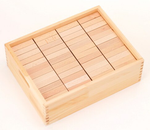 楽天市場】積み木 ブラザー・ジョルダン BLOCS・木箱レンガセット96