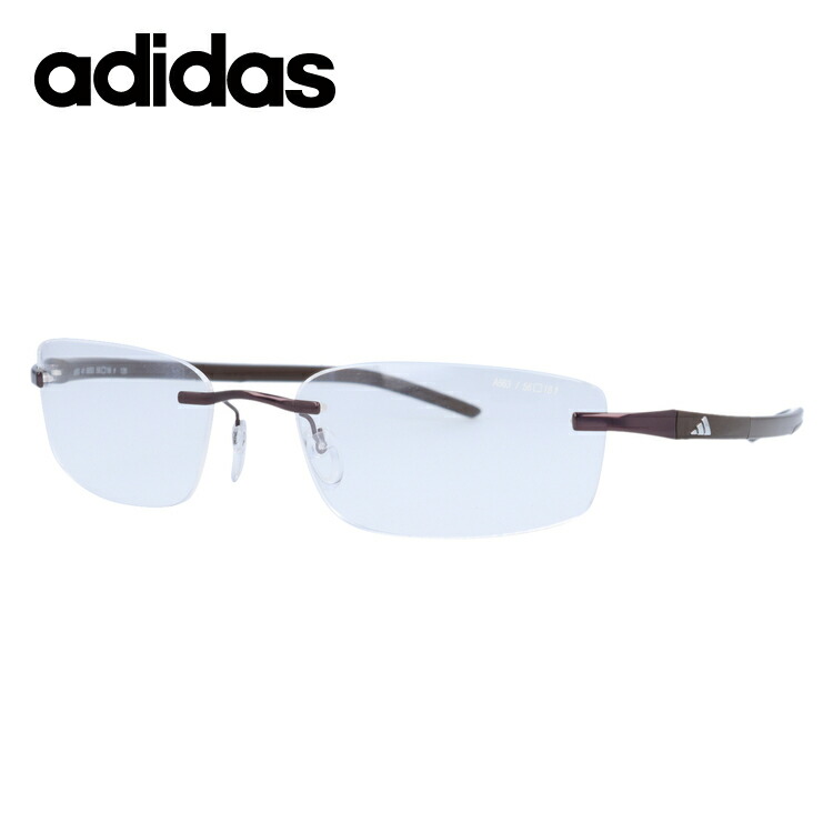 お1068超美品　アディダス　サングラス　メガネ　眼鏡　度無　6066　軽量 adidas アディダス サングラス AOR000 027001 53 カラーレンズ