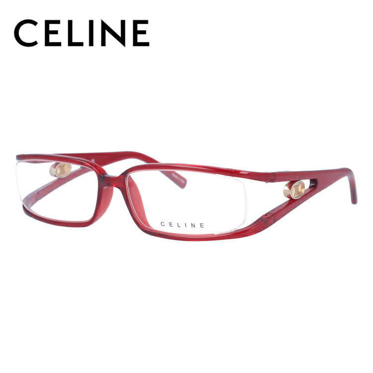 CELINE ◆Red 四角い メガネフレーム 楽天市場】セリーヌ メガネフレーム 【スクエア型】 おしゃれ