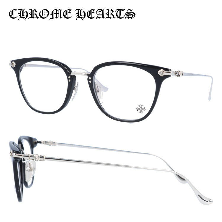 クロムハーツ スタイリッシュ ブラックメタルフレーム クロムハーツ スタイリッシュ ブラックメタルフレーム CHROME HEARTS
