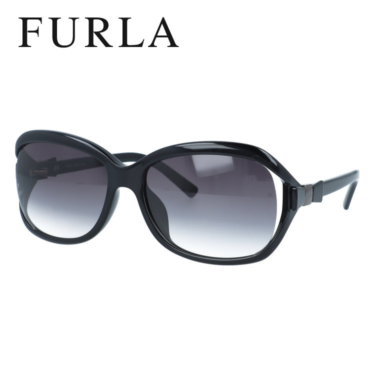 【訳あり】フルラ サングラス シラー レギュラーフィット FURLA SCILLA SU4779G 0Z42 60サイズ ウェリントン型 アウトレット品 ユニセックス メンズ レディース
