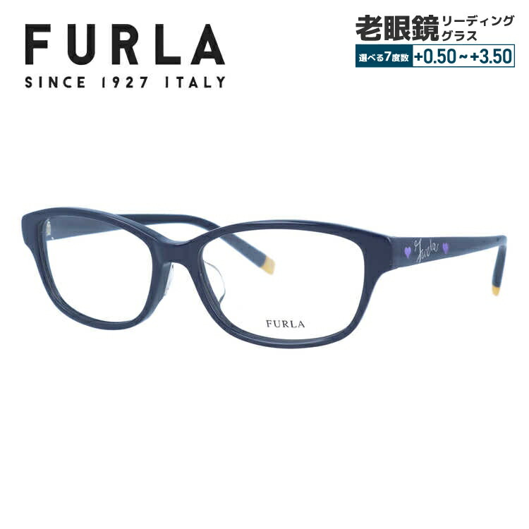 【お買い物マラソン対象】フルラ メガネフレーム 伊達メガネ アジアンフィット FURLA VU4868J 9MB 52サイズ 国内正規品 ウェリントン レディース