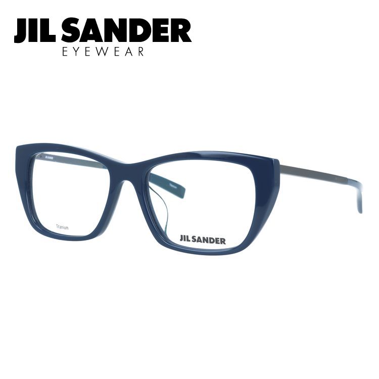 【お買い物マラソン対象】JIL SANDER メガネフレーム 【ウェリントン型】 おしゃれ老眼鏡 PC眼鏡 スマホめがね 伊達メガネ リーディンググラス 眼精疲労 ジル・サンダー 伊達 眼鏡 J4005-L 52 アジアンフィット レディース ファッションメガネ ハイブランド｜Dream Pocket -ドリームポケット- 8,054円