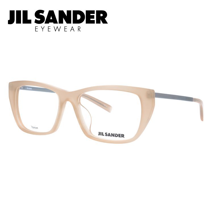 【お買い物マラソン対象】JIL SANDER メガネフレーム 【ウェリントン型】 おしゃれ老眼鏡 PC眼鏡 スマホめがね 伊達メガネ リーディンググラス 眼精疲労 ジル・サンダー 伊達 眼鏡 J4005-N 52 アジアンフィット レディース ファッションメガネ ハイブランド|Dream Pocket -ドリームポケット-