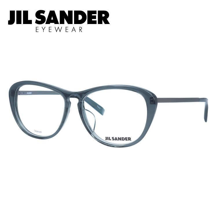 【お買い物マラソン対象】JIL SANDER メガネフレーム 【ウェリントン型】 おしゃれ老眼鏡 PC眼鏡 スマホめがね 伊達メガネ リーディンググラス 眼精疲労 ジル・サンダー 伊達 眼鏡 J4013-D 53 レギュラーフィット レディース ファッションメガネ ハイブランド｜Dream Pocket -ドリームポケット-