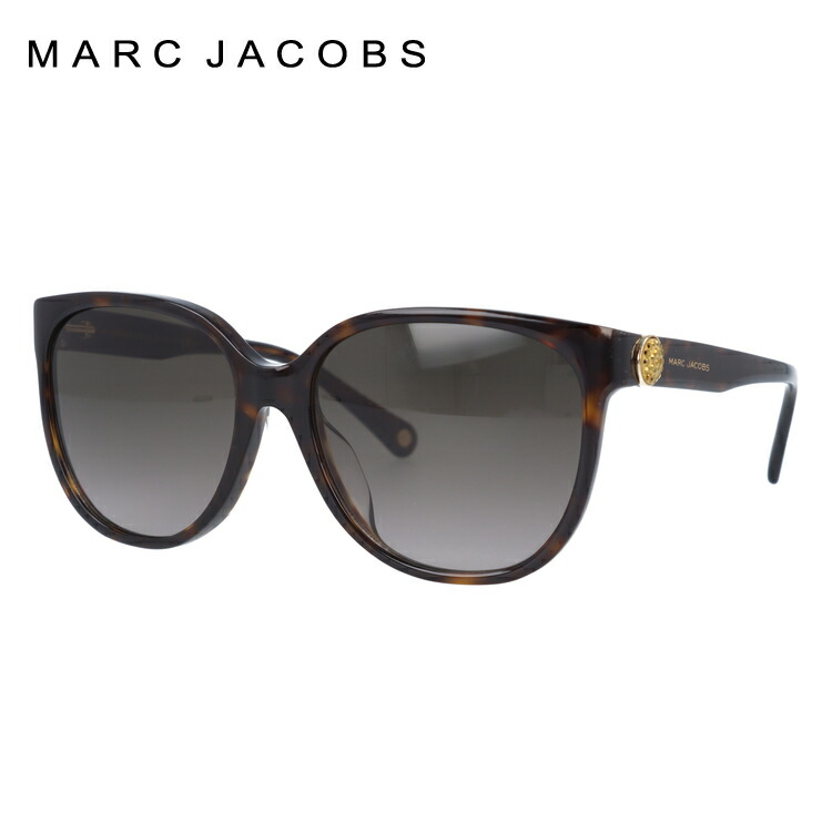 【当店SALE対象】【訳あり】【国内正規品】マークジェイコブス サングラス 【ウェリントン型】 MARC JACOBS レディースサングラス アジアンフィット MARC 92/FS 086/HA 57サイズ アウトドア ドライブ UVカット 紫外線 プレゼント