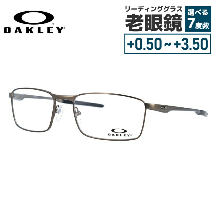 【国内正規品】オークリー OAKLEY メガネフレーム 【スクエア型】 おしゃれ老眼鏡 PC眼鏡 スマホめがね 伊達メガネ リーディンググラス 眼精疲労 眼鏡 フラー FULLER OX3227-0255 55サイズ ユニセックス メンズ レディース プレゼント