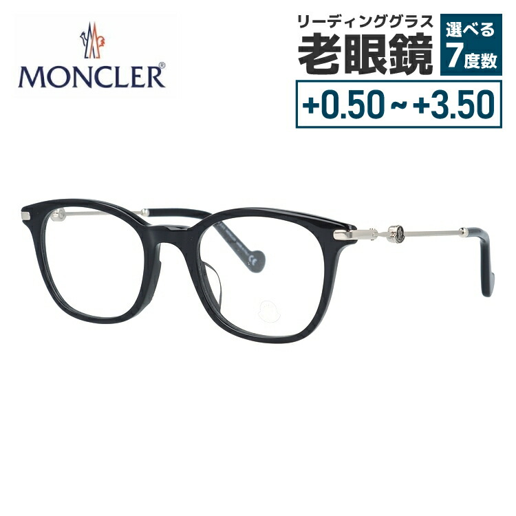 MONCLER モンクレール メガネ ML5017 レディース ウェリントン型 めがね 眼鏡 ロゴ アイウェア 伊達メガネ 052 □ モンクレール メガネ 眼鏡 ML 5017 047 48□22 150 アイウェア