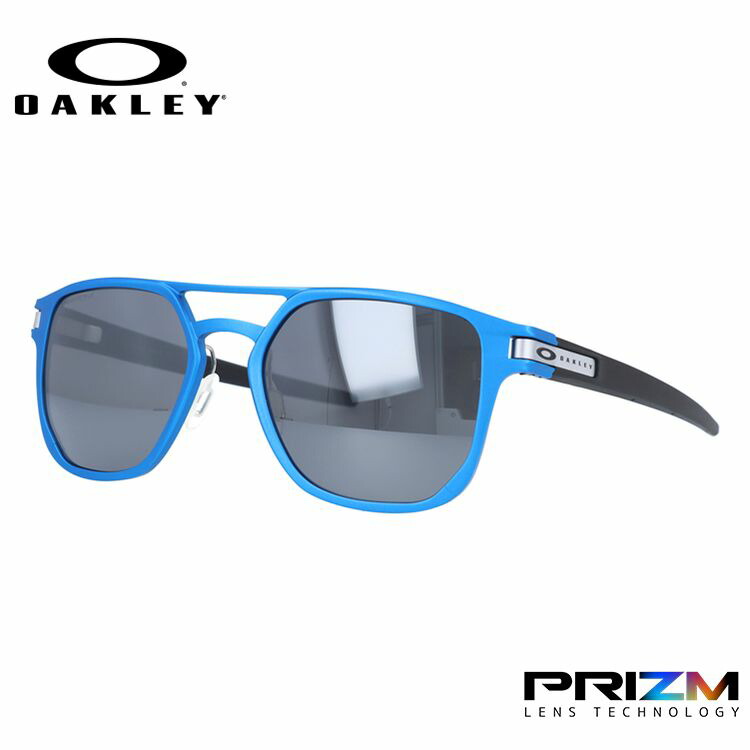 オークリー サングラス OAKLEY ラッチ アルファ レギュラーフィット LATCH ALPHA OO4128-0353 53サイズ プリズム ヘキサゴン型 メンズ レディース アイウェア UVカット ギフト対応 釣り ゴルフ ドライブ アウトドア 運転 オークレー【海外正規品】