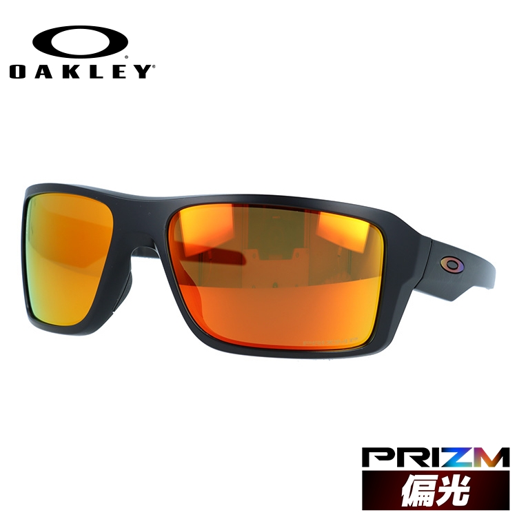 21年新作入荷 オークリー サングラス Oakley ダブルエッジ 偏光サングラス Oakley プリズム ミラーレンズ レギュラーフィット Double Edge Oo9380 2366 66サイズ Prizmatic Collection スクエア ユニセックス メンズ レディース Prizm Ruby Polarized Dream