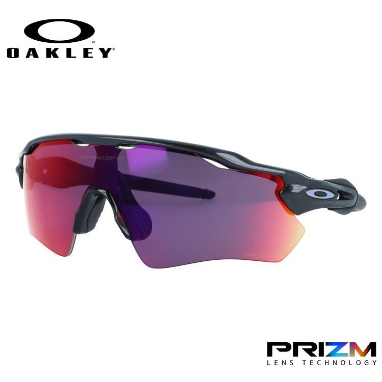 【海外正規品】オークリー サングラス レーダーEV パス プリズム ミラーレンズ レギュラーフィット OAKLEY RADAR EV PATH OO9208-E638 138サイズ スポーツ型 ハイブリッジフィット ユニセックス メンズ レディース