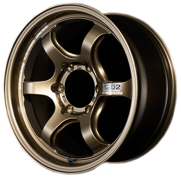 ヨコハマ アドバン レーシング RG-D2 RGD2 for Pickup用 アルミホイール 17&times;8.0J 6/139.7　+20 UBM : アンバーブロンズメタリック V5972 離島・沖縄配送不可｜オプショナル豊和 26,641円