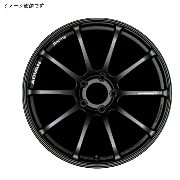 ヨコハマ アドバン レーシング RS2 輸入車用 アルミホイール 17&times;8.5J　5/120　+35 M14 セミグロスブラック V0415 離島・沖縄配送不可｜オプショナル豊和