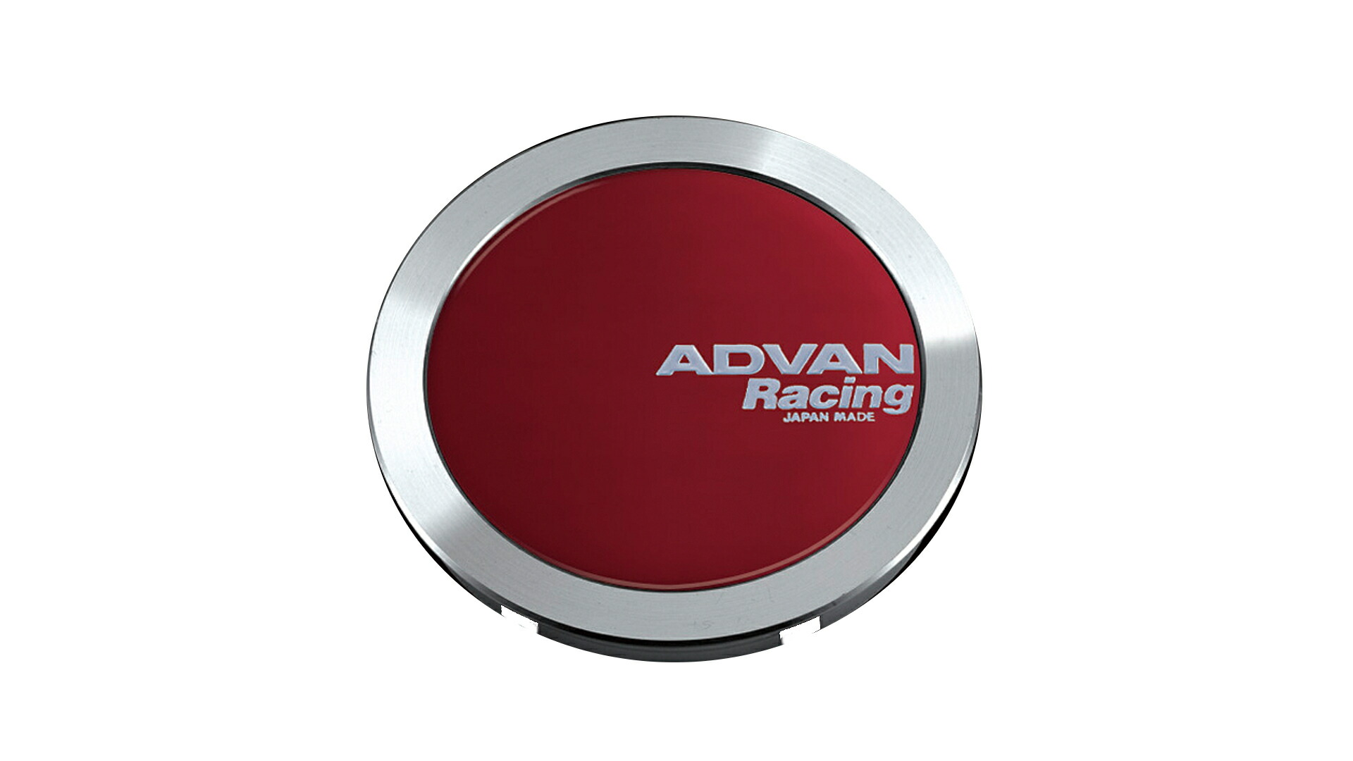 ヨコハマ アドバン レーシング アルミホイール用 センターキャップ 73φ用　フルフラット キャンディレッド V3492離島・沖縄配送不可画像