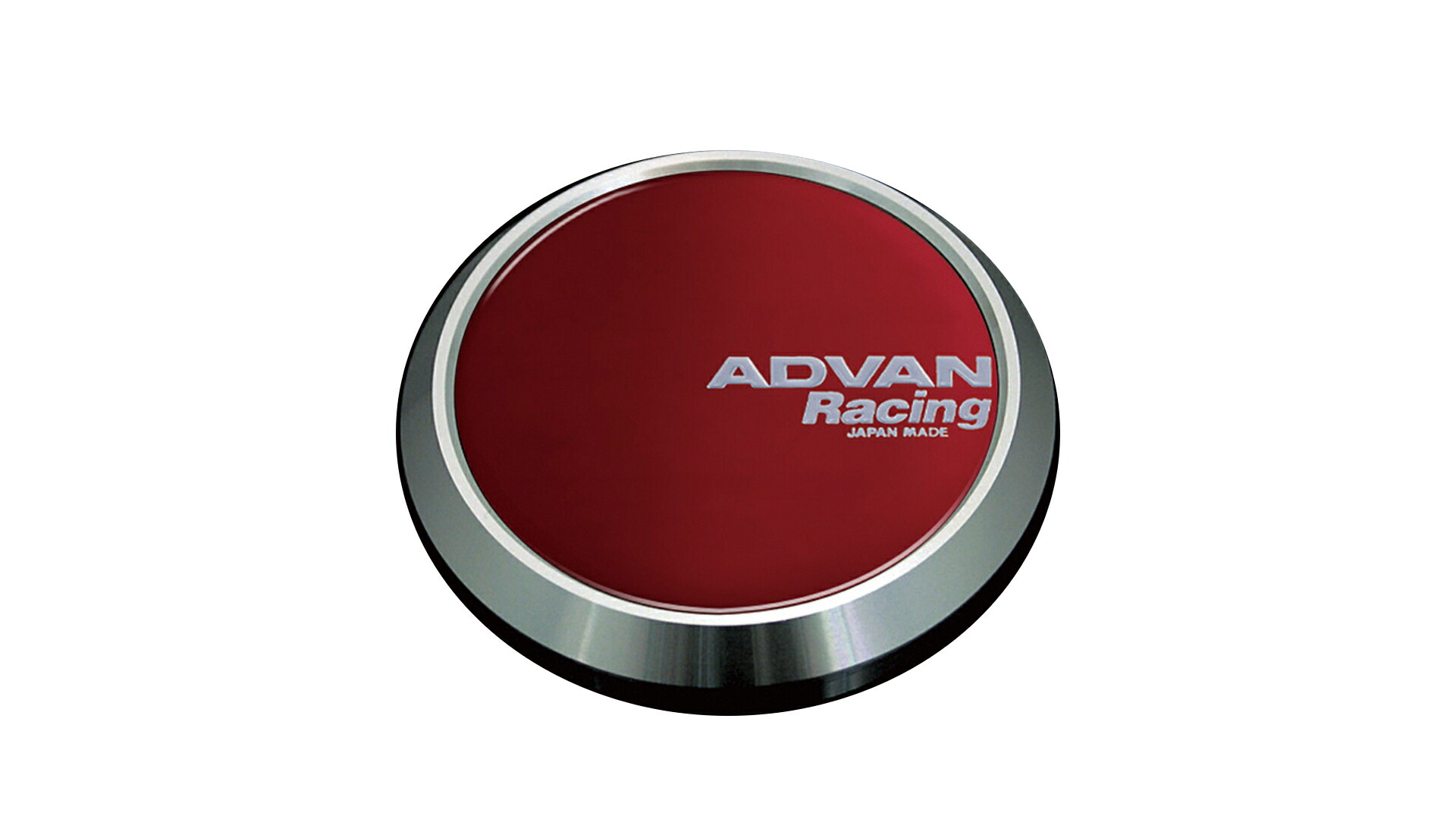 ヨコハマ アドバン レーシング アルミホイール用 センターキャップ 63φ用　フラット キャンディレッド V3496離島・沖縄配送不可画像