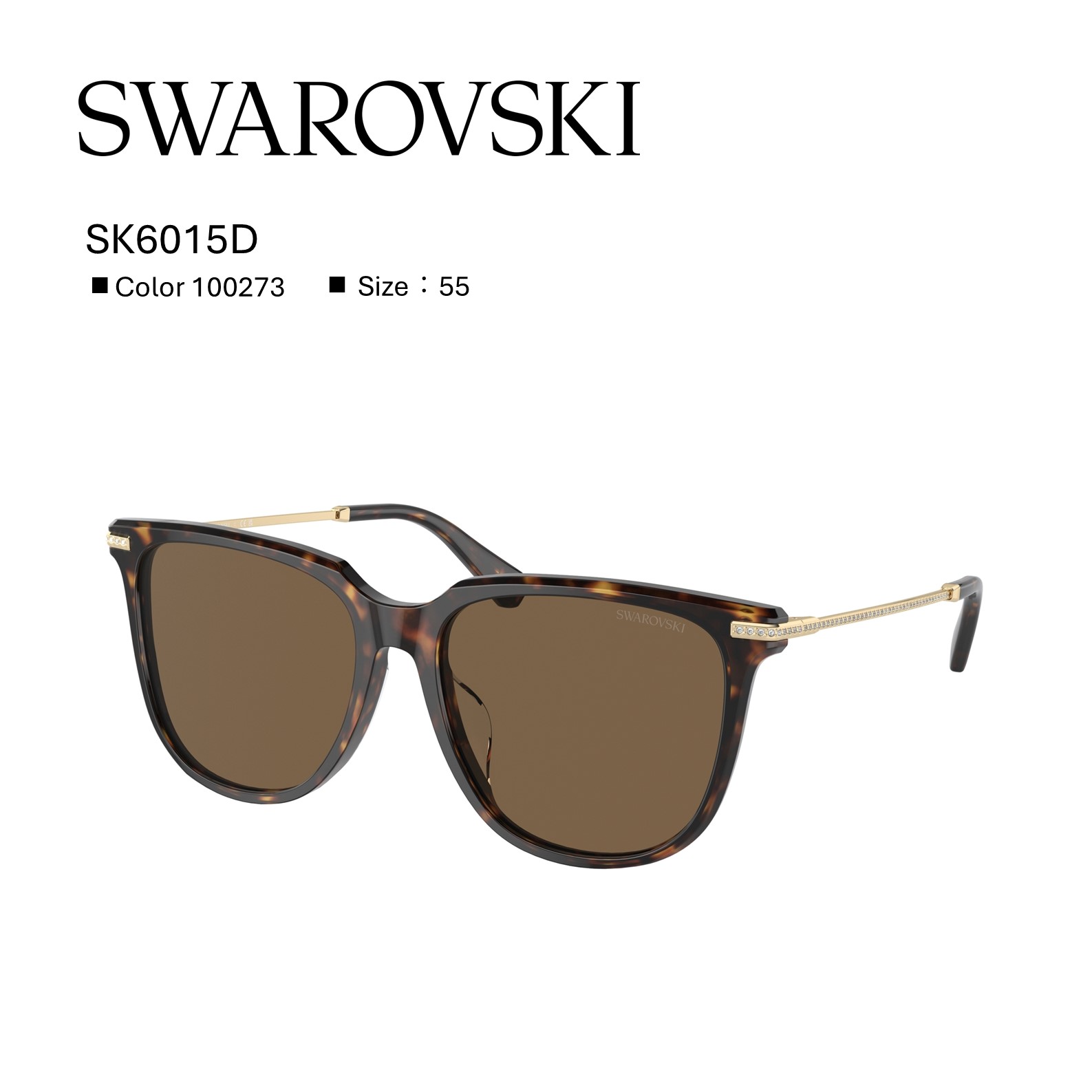 【美品】Swarovski スワロフスキー　サングラス　ピンク　多角形　ケース付 sk6011f_3003la_1.jpg