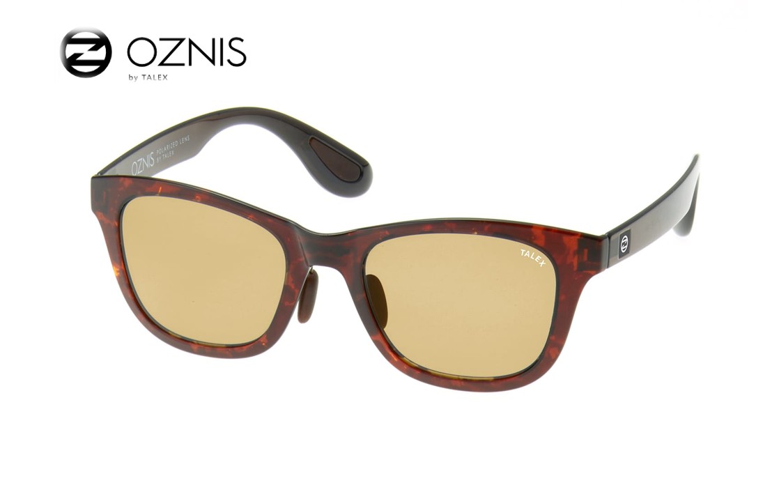 【サマーセール　ポイント20倍】【特別クリアランス 30％OFF】【TALEX　OZNIS】FLAT04　BROWN DEMI &times; CLEAR GRAY LUSTER BROWN【偏光サングラス】｜和真パレット 店