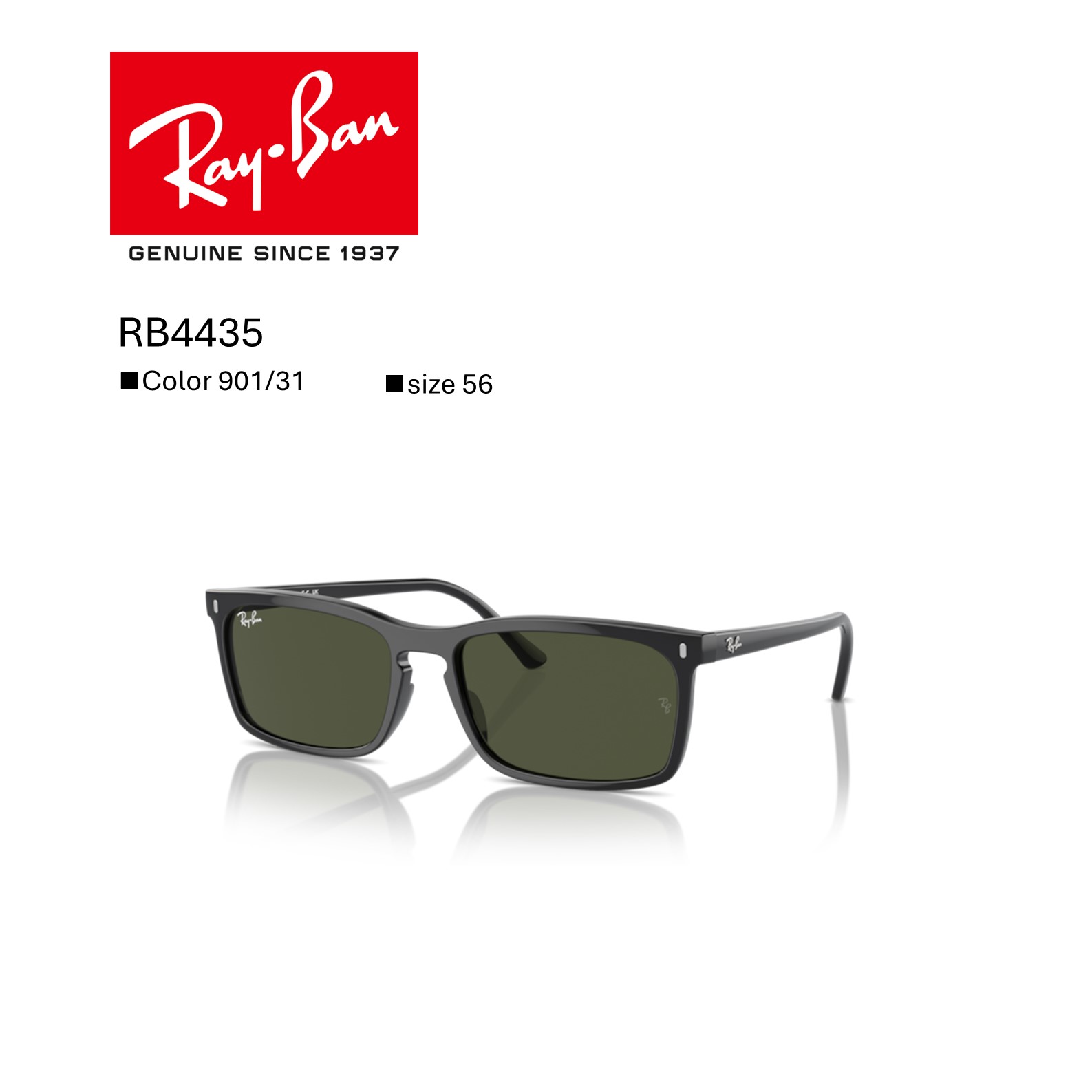 【サマーセール　ポイント10倍】30％OFF【国内正規品】レイバン｜RayBan｜RB4435_9021/31 サングラス レイバン｜｜和真パレット 店