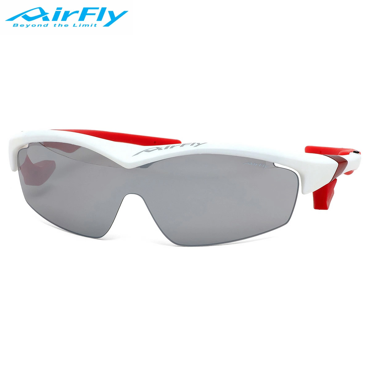 エアフライ AirFly サングラス AF201 C3 1枚レンズ シールドレンズ 特許取得 鼻パッドなし UVカット 軽い 曇らない マラソン ランニング アウトドア 登山 キャンプ メンズ レディース