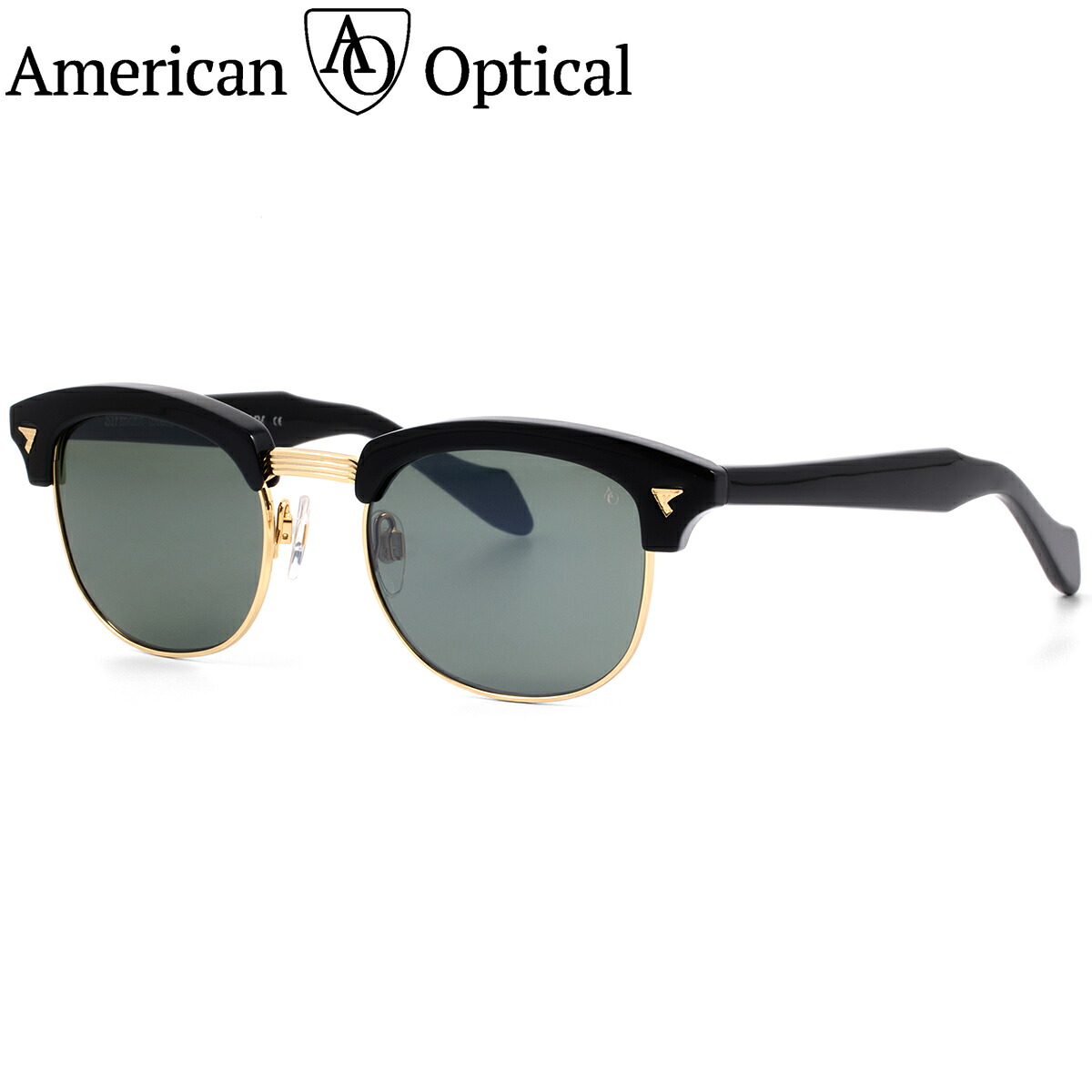アメリカンオプティカル Sirmont BLACKGold/GN 51 サングラス American Optical AO サーモント メンズ レディース