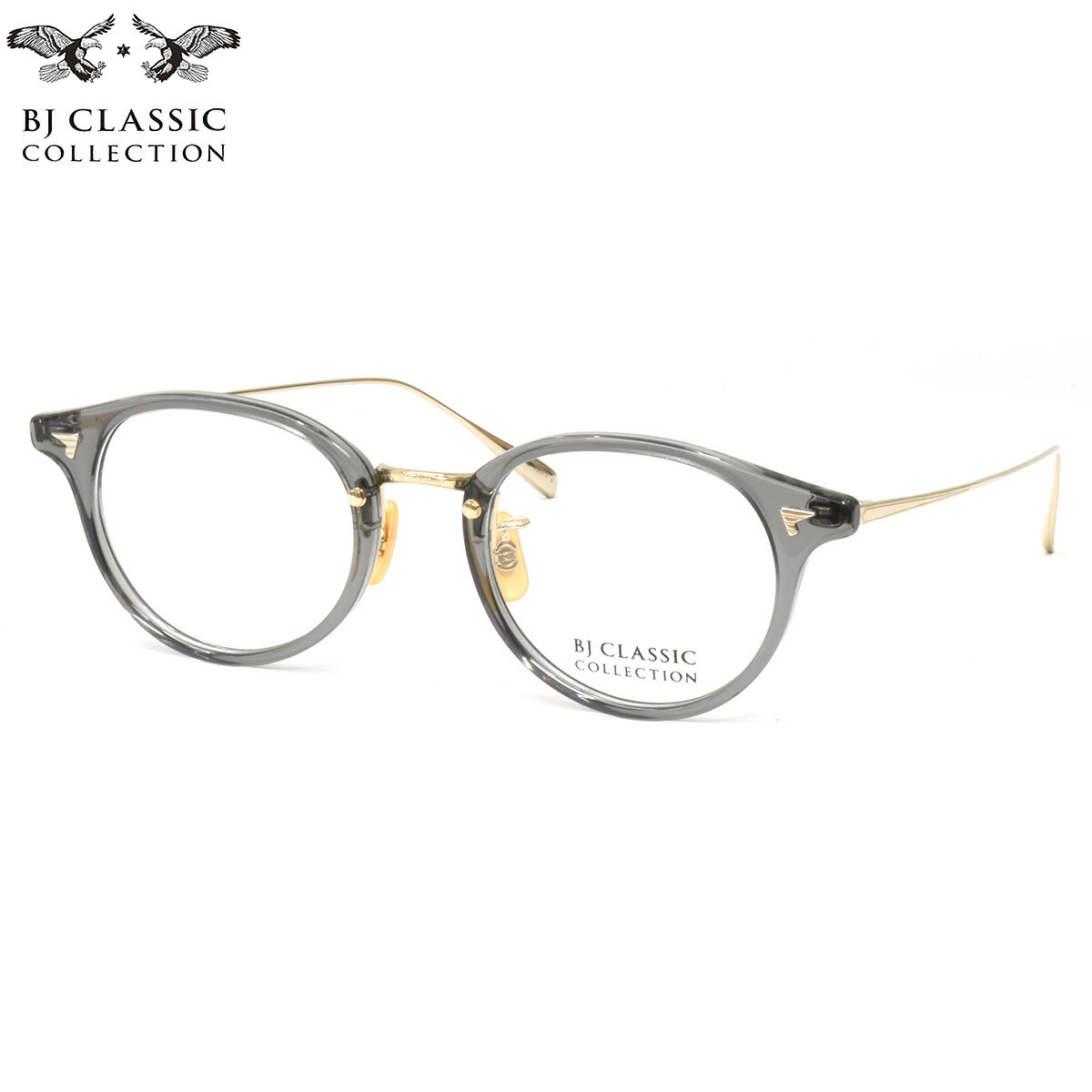 BJクラシック コレクション メガネ COM-510N NT 190-1 46 BJ CLASSIC COLLECTION コンビ シリーズ 人気 おしゃれ 日本製 鯖江 メンズ レディース