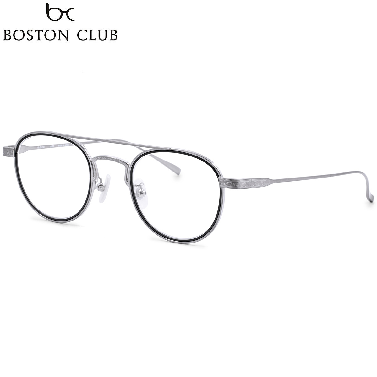 ボストンクラブ JEREMY 01 46 メガネ 伊達メガネレンズ付 BOSTON CLUB ジェレミー 国産 メイドインジャパン 日本製 鯖江 メンズ レディース｜電脳眼鏡