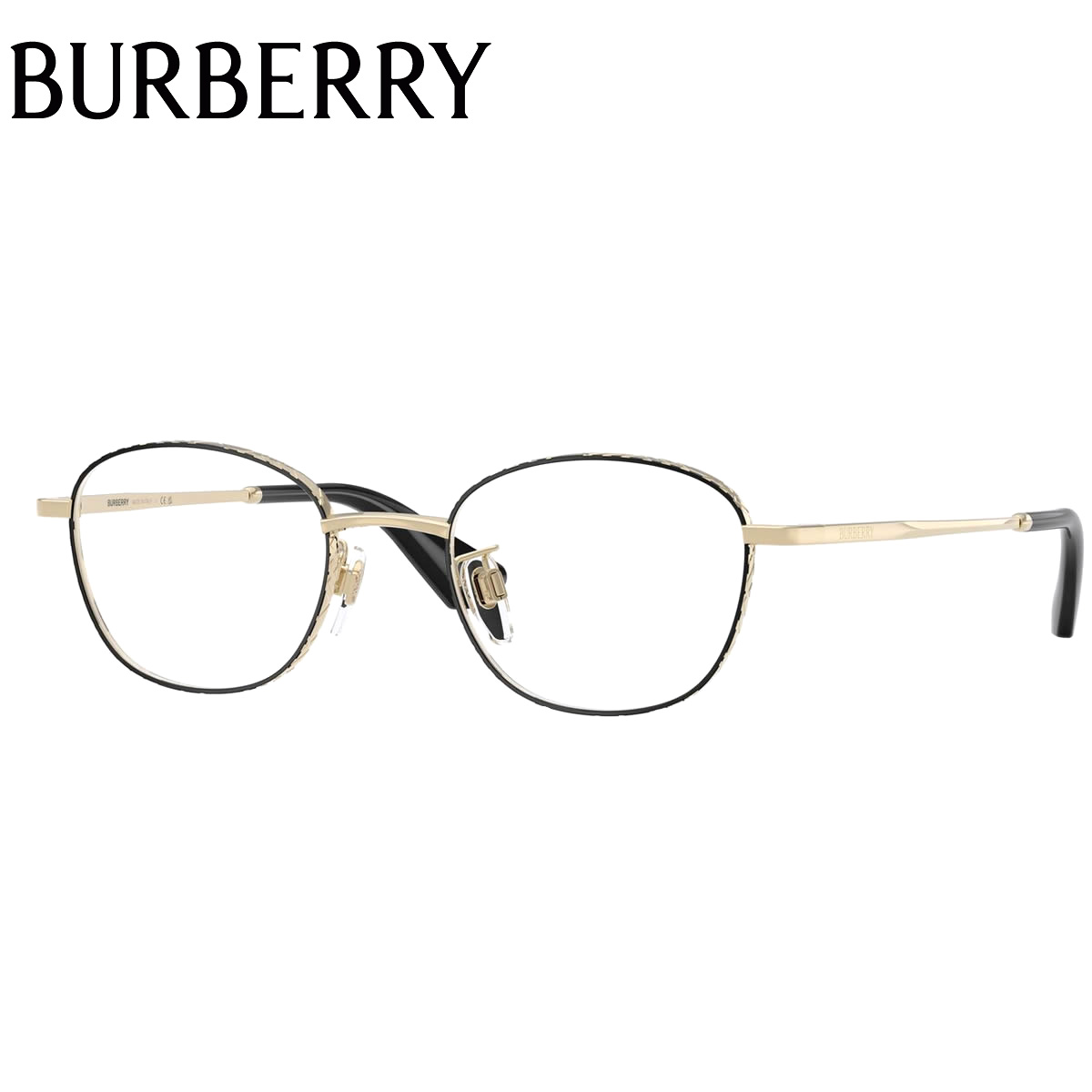 バーバリー BE1403D 1326 48 メガネ BURBERRY ボスリントン 小さめ 小ぶり MADE IN ITALY メンズ レディース [26N1BU]｜電脳眼鏡