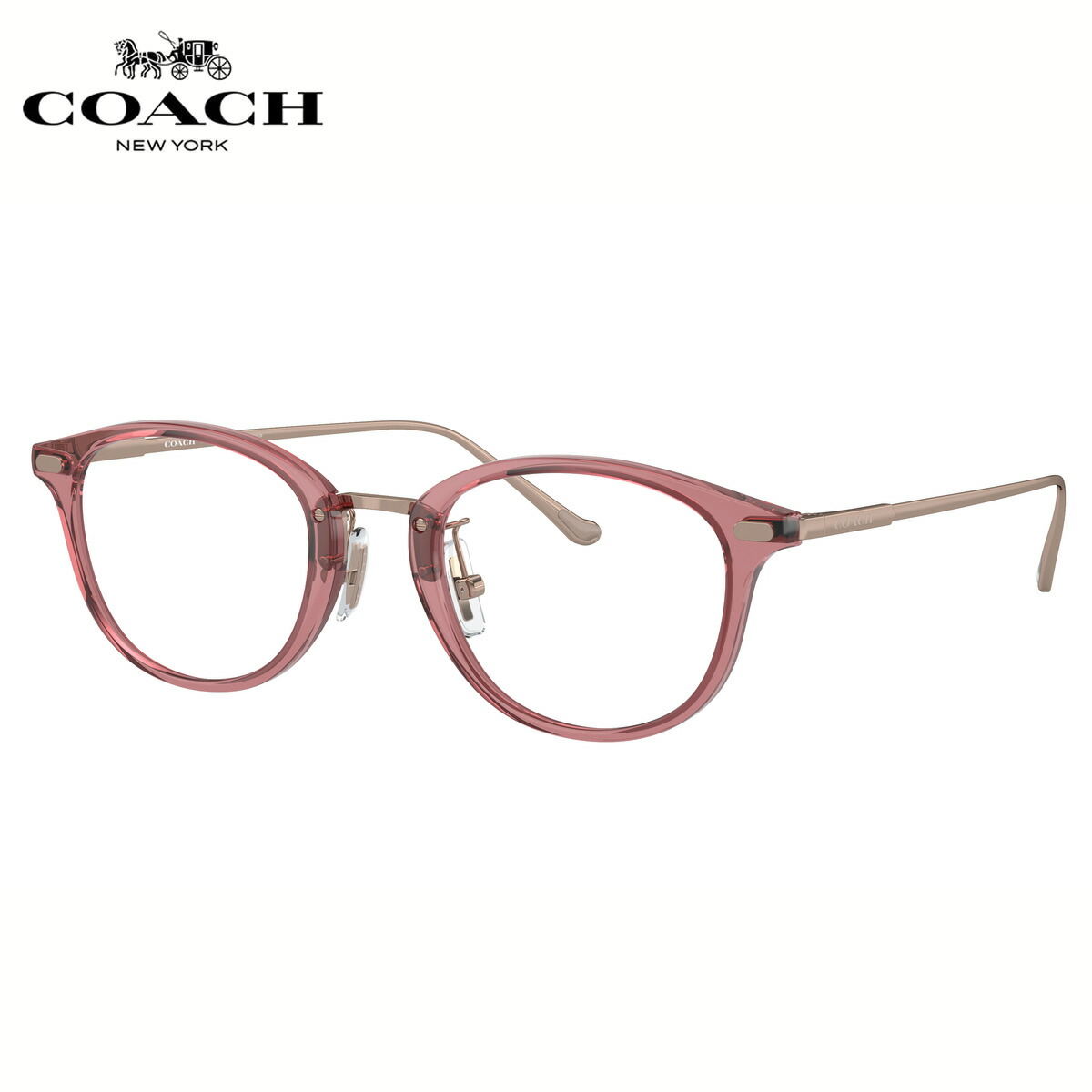 COACH 薄いピンクレンズ サングラス Amazon | [コーチ] サングラス HC8395F CR962 レディース