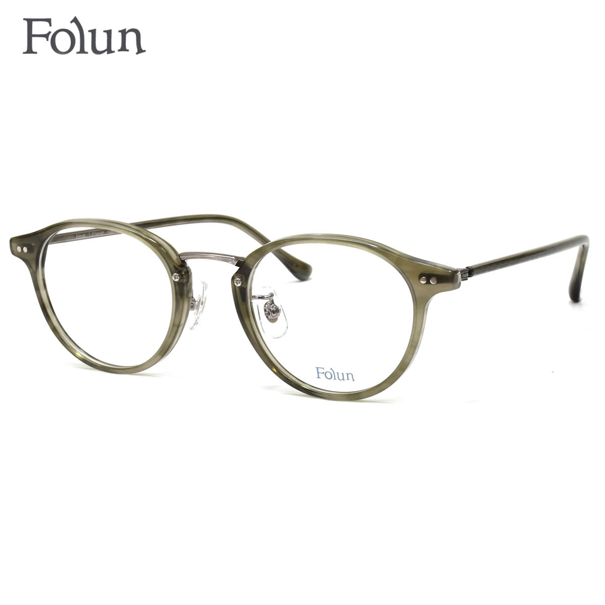 フォルン FL2025 KH 47 メガネ Folun βチタン レディース