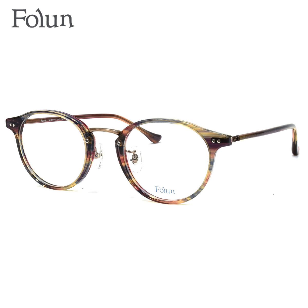 フォルン FL2025 TP 47 メガネ Folun βチタン レディース 8,378円