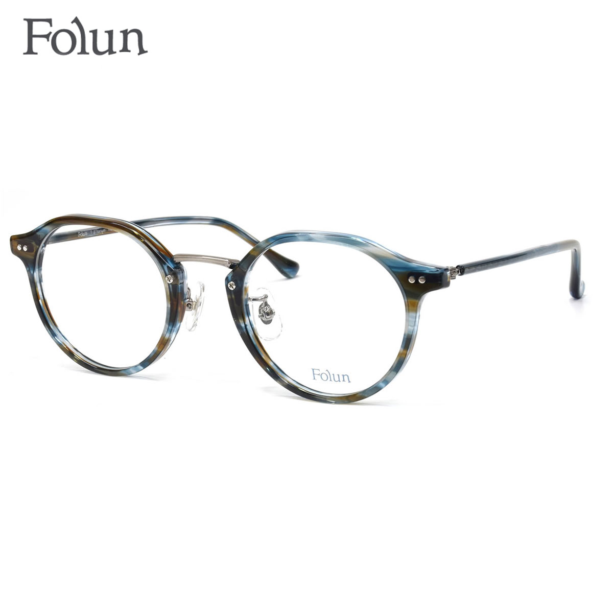 フォルン FL2026 BL 46 メガネ Folun βチタン レディース|電脳眼鏡