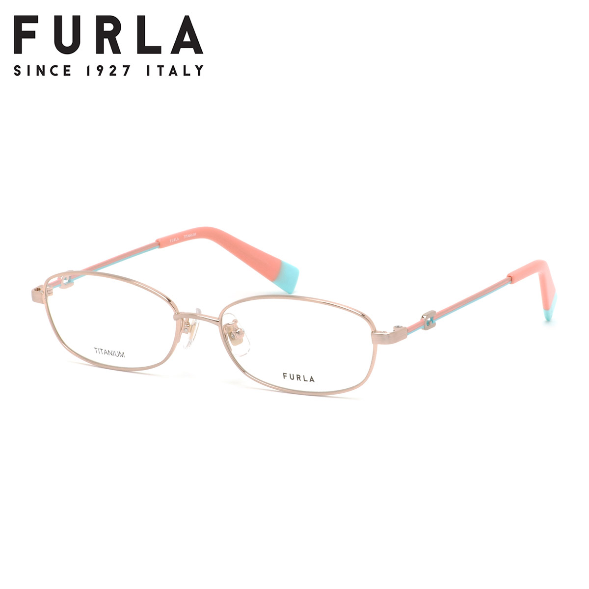フルラ VFU795J 0L80 53 メガネ FURLA バレルシェイプ バレル レディース｜電脳眼鏡