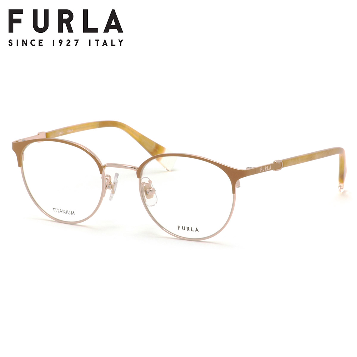 フルラ VFU966J 0493 49 メガネ FURLA ローブリッジフィット アジアンフィット レディース|電脳眼鏡