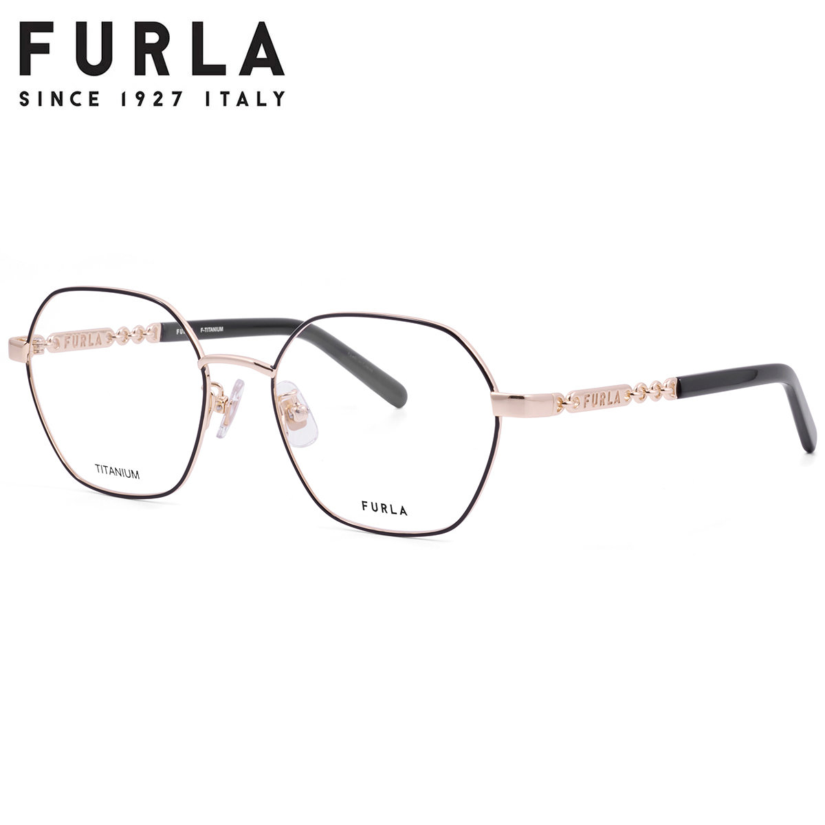 フルラ VFUB44J 594Y 53 メガネ FURLA ローブリッジフィット アジアンフィット レディース|電脳眼鏡