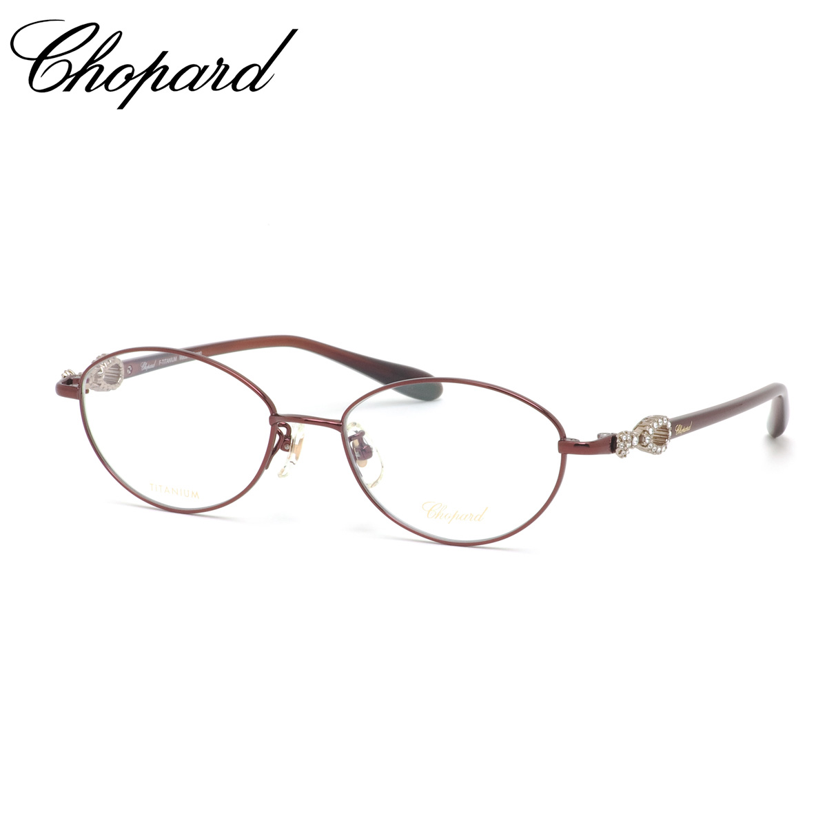 楽天市場】ショパール VCHL79J 08F5 52 メガネ Chopard チタニウム