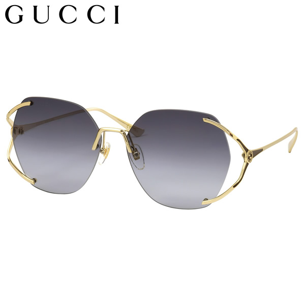 超人気の グッチ サングラス Gg0651s 002 59 Gucci インターロッキングロゴ Gg フォーク型テンプル エナメル ふちなし 六角形 日本製 レディース 即納最大半額 Doutoresdaalegria Org Br