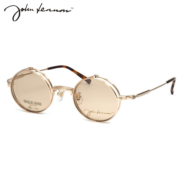 ジョンレノン JL-1111 1 43 メガネ サングラス John Lennon 跳ね上げ式 単式 複式 日本製 国産 丸眼鏡 メンズ レディース