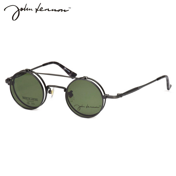 ジョンレノン JL-1114 4 40 メガネ サングラス John Lennon 跳ね上げ式 単式 複式 ダブルブリッジ 日本製 国産 メンズ レディース｜電脳眼鏡