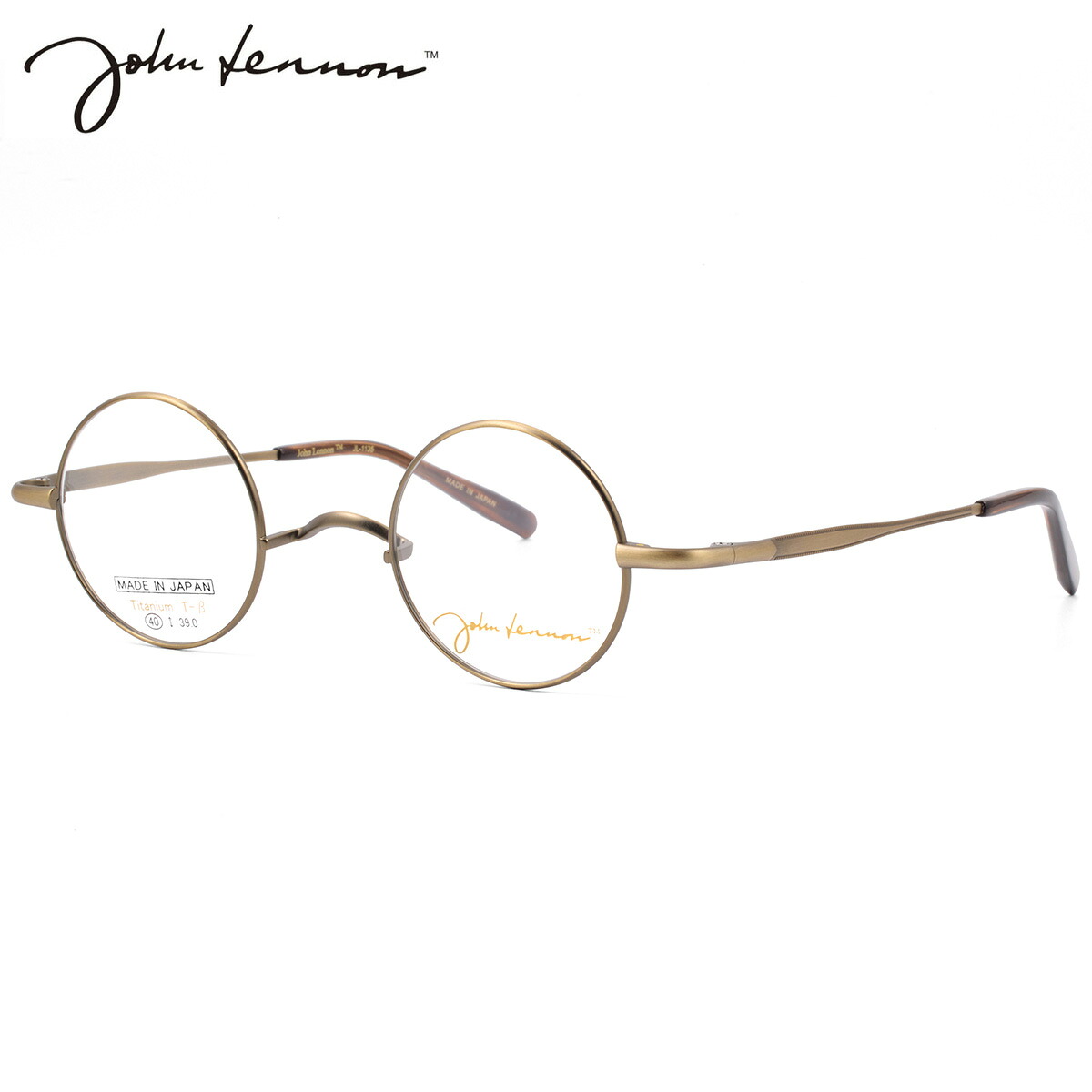 ジョンレノン JL-1135 3 40 メガネ John Lennon ビートルズ オノヨーコ 日本製 国産 メンズ レディース