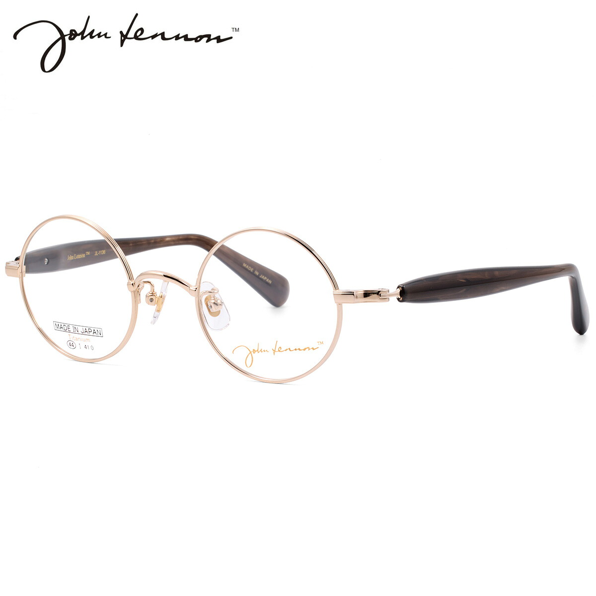ジョンレノン JL-1136 1 44 メガネ John Lennon ビートルズ オノヨーコ 日本製 国産 メンズ レディース