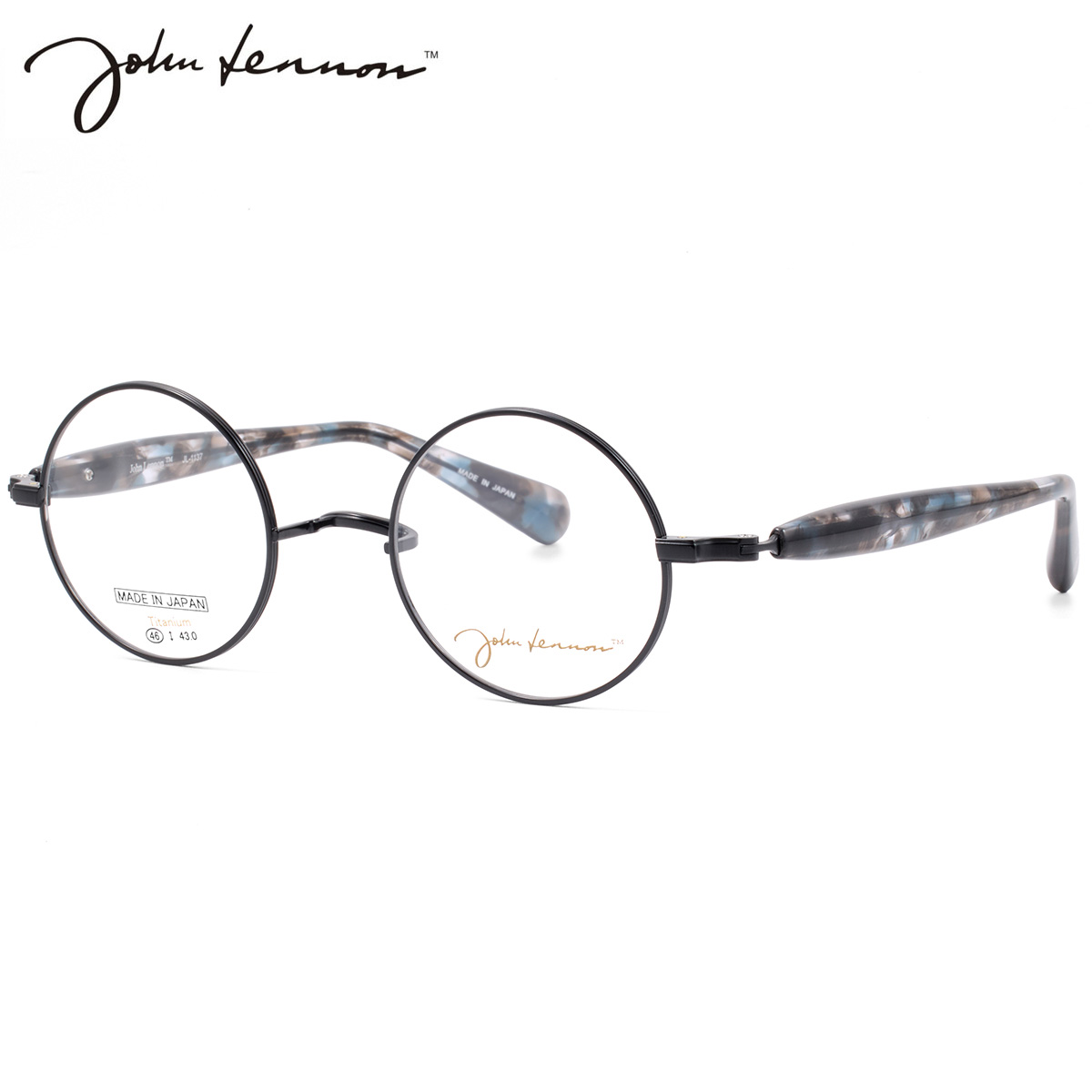 ジョンレノン JL-1137 4 46 メガネ John Lennon ビートルズ オノヨーコ 日本製 国産 メンズ レディース|電脳眼鏡