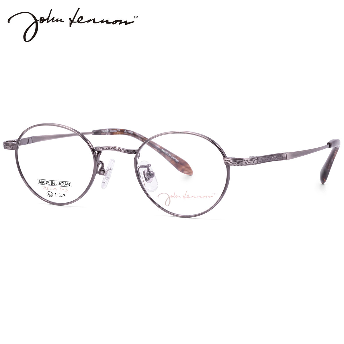 ジョンレノン JL-1139 3 45 メガネ John Lennon ビートルズ オノヨーコ 日本製 国産 メンズ レディース｜電脳眼鏡